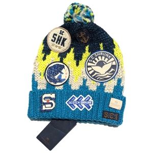 Scotch & Soda S Chunky Knit Beanie with Badges